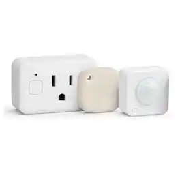 Shelly - Smart Home Starter Bundle with Plug US Gen4, BLU Motion ZB & BLU Button Tough 1 ZB - /Ivory - White