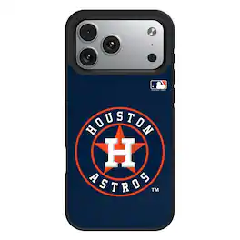 Keyscaper - MLB - Houston Astros Personalized Bump Case with 8.2ft Drop Protection - 16 Pro Max - Multicolor