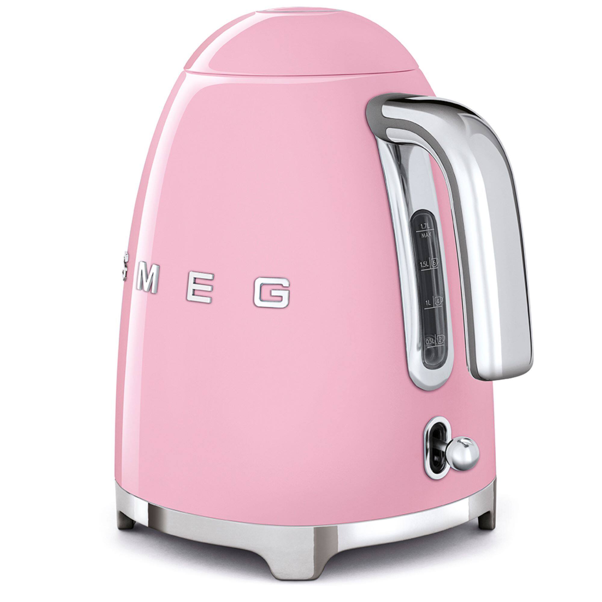 Left. SMEG - SMEG KLF03 7-cup Electric Kettle - Pink.