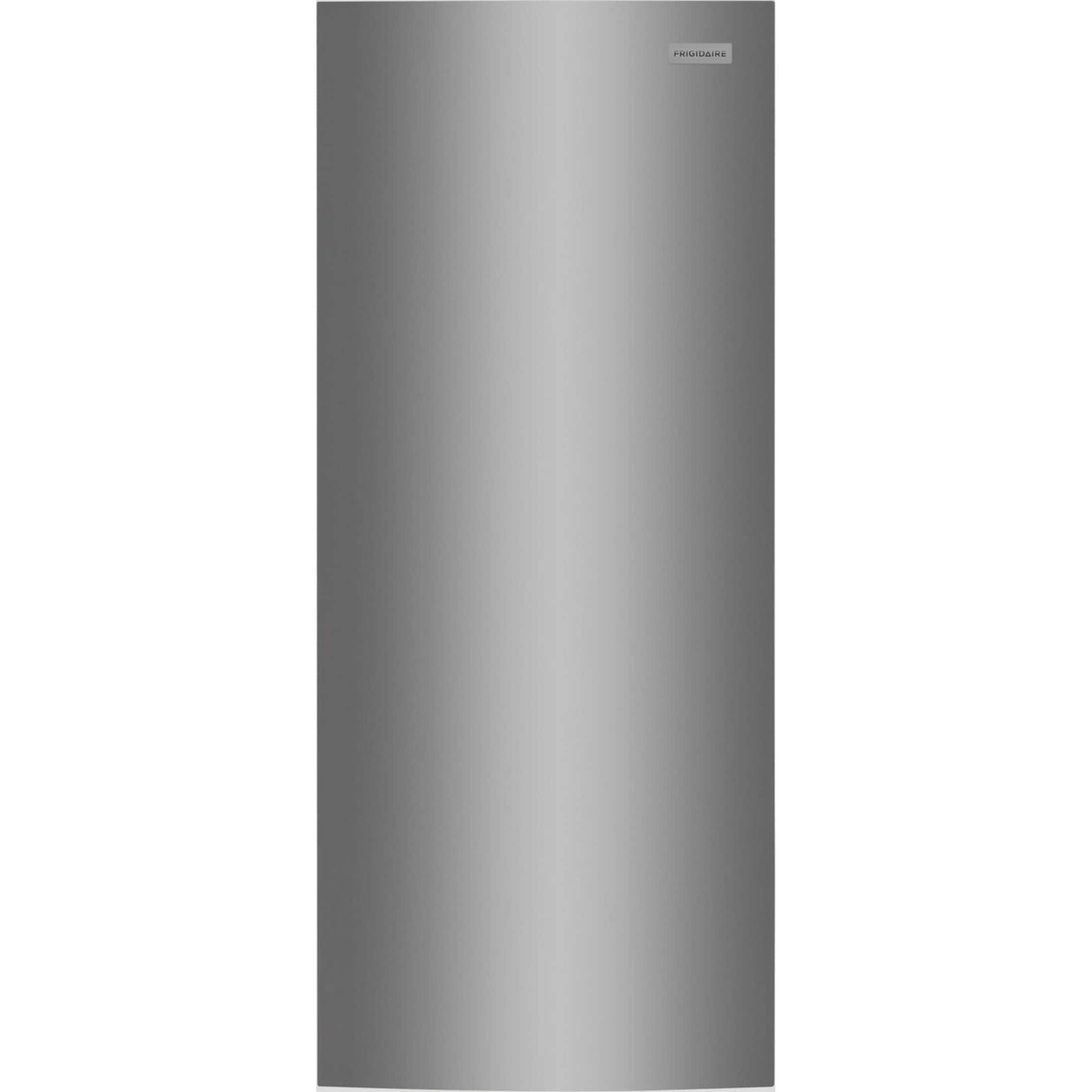 Front. Frigidaire - 13 Cu. Ft. Garage Ready Upright Freezer - Fingerprint-Resistant Stainless Steel Look.