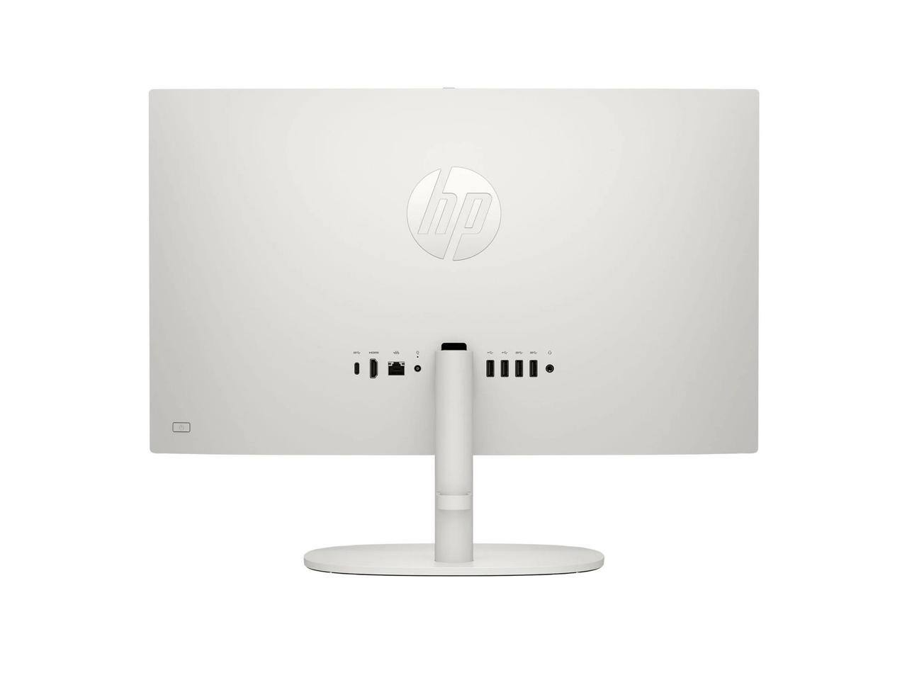 Alt View 5. HP - HP 22-dg0003w 21.45" FHD AIO Intel Pentium J5040 2.0GHz 8GB 128GB W11H - White.