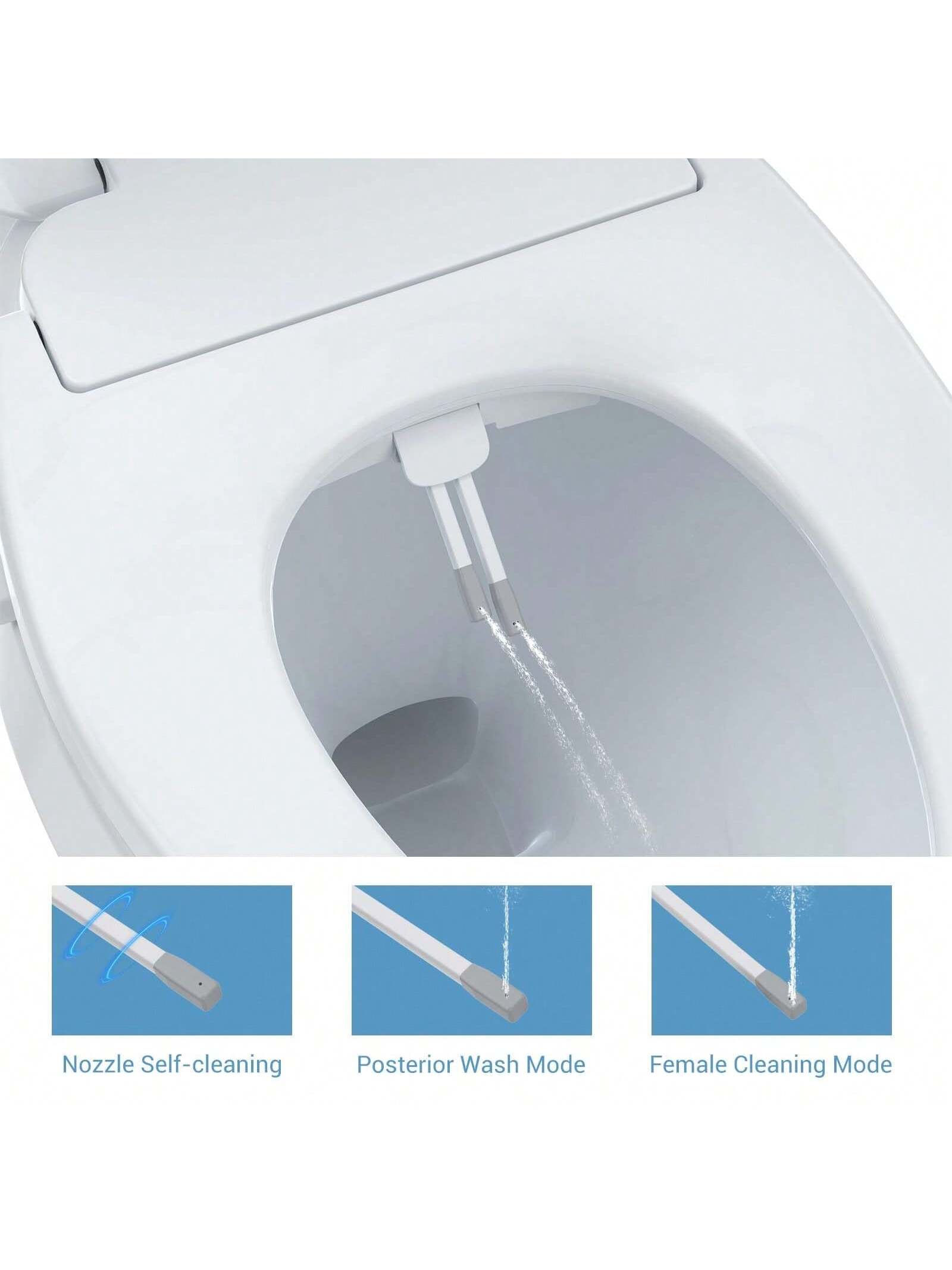 Nozzle Self-cleaning  
Posterior Wash Mode  
Female Cleaning Mode