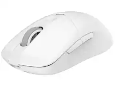 Front. MSI - MSI VERSA 300 Wireless Optical Gaming Mouse - Bluetooth, 2.4GHz, 8K DPI (Adjustable) - White - White.