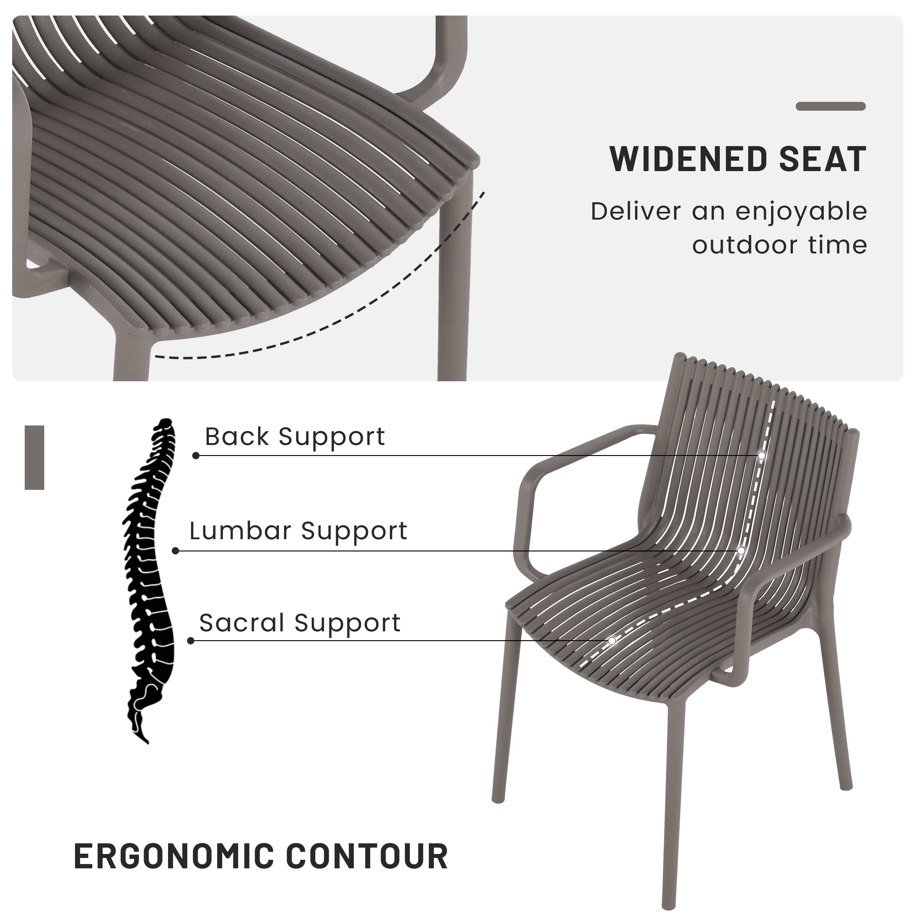WIDENED SEAT  
Deliver an enjoyable outdoor time  

ERGONOMIC CONTOUR  
- Back Support  
- Lumbar Support  
- Sacral Support