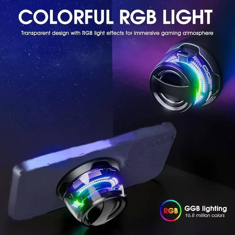 COLORFUL RGB LIGHT  
Transparent design with RGB light effects for immersive gaming atmosphere  

RGB GGB lighting  
16.8 million colors