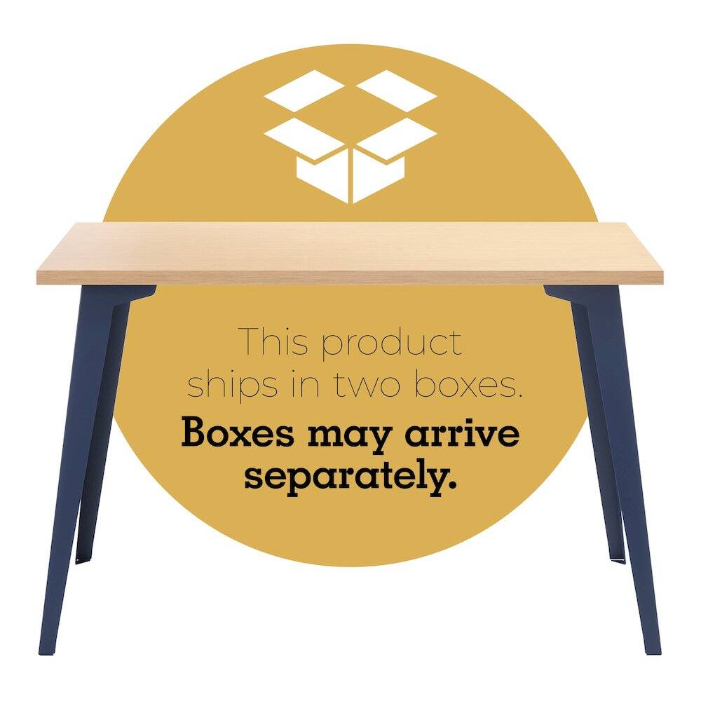 This product ships in two boxes. Boxes may arrive separately.