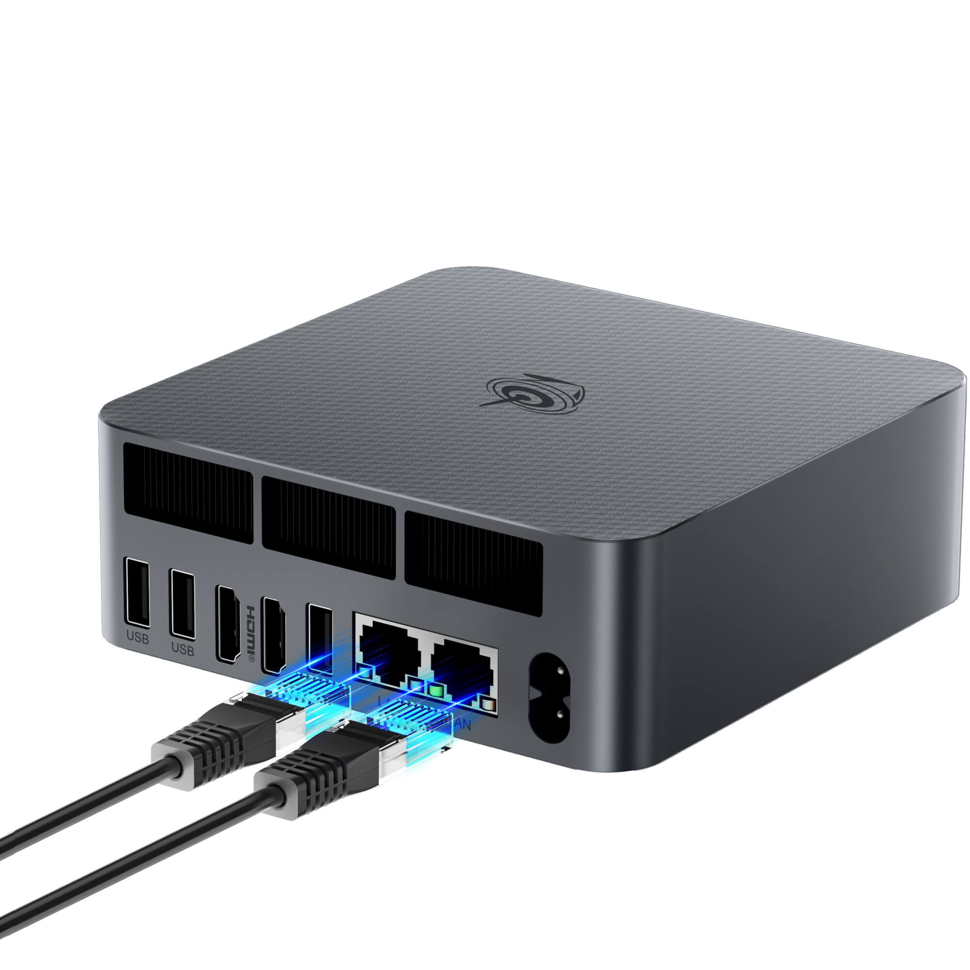 Beelink - EQR7 Mini PC With AMD Ryzen 7 7735U, 16GB LPDDR5 RAM& 500GB SSD, Win 11 Pro Pre-installed - Milky Grey