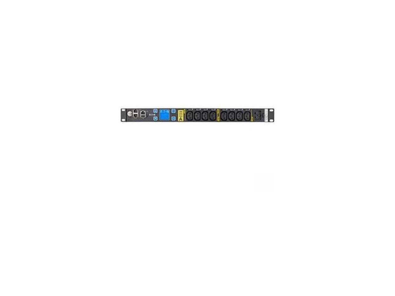 Alt View 5. Eaton - Eaton Managed EMAT10-10 8-Outlet PDU - Black.