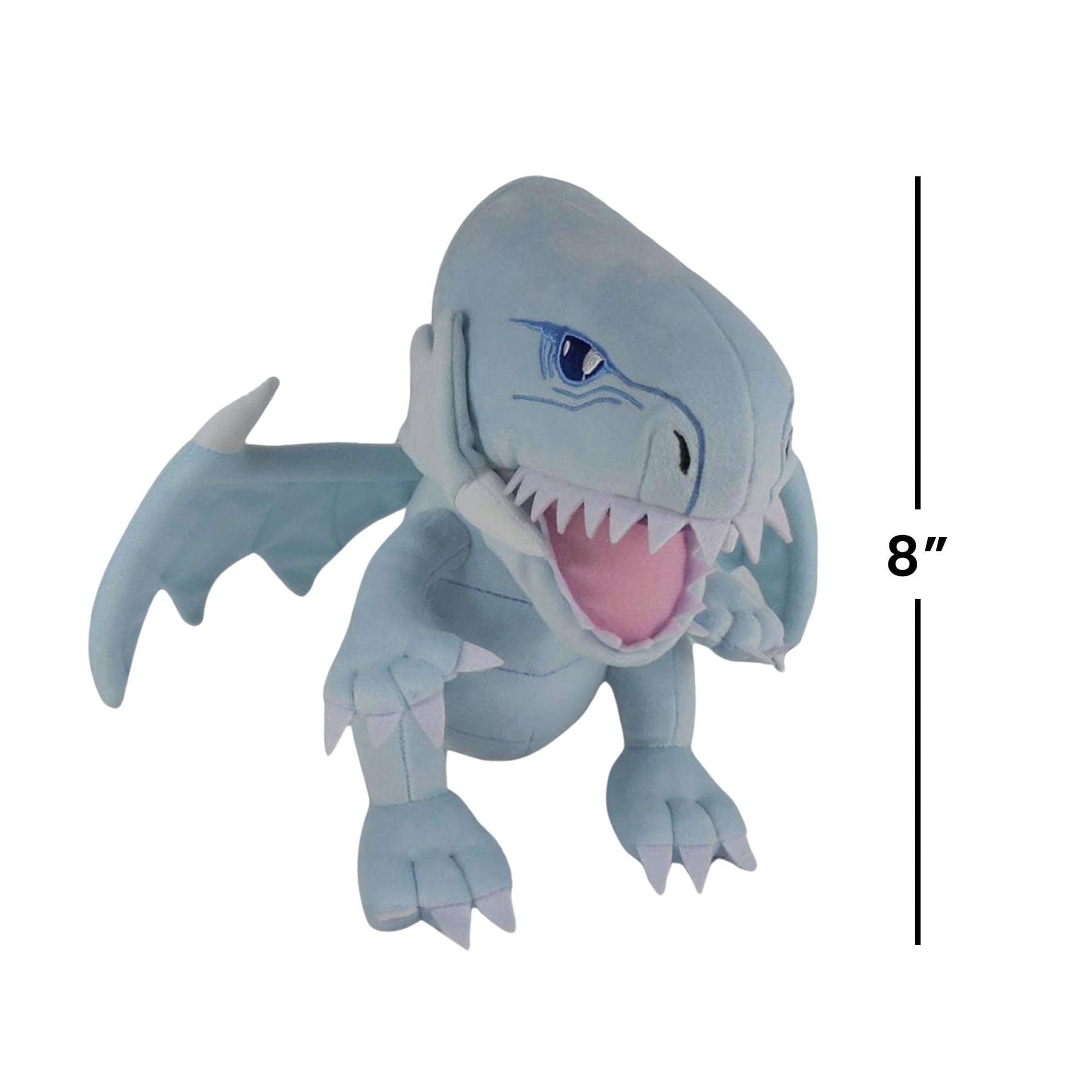 Alt View 2. Great Eastern - Yu-Gi-Oh 8 Inch Classic Plush | Blue Eyes White Dragon - White.