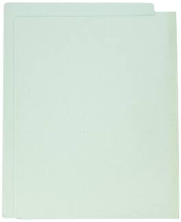 Tops Business Forms - Dual-Tab Pressboard Fastener Folder, 2" Expansion, 2 Fasteners, Letter Size, Light Green Exterior, 25/Box