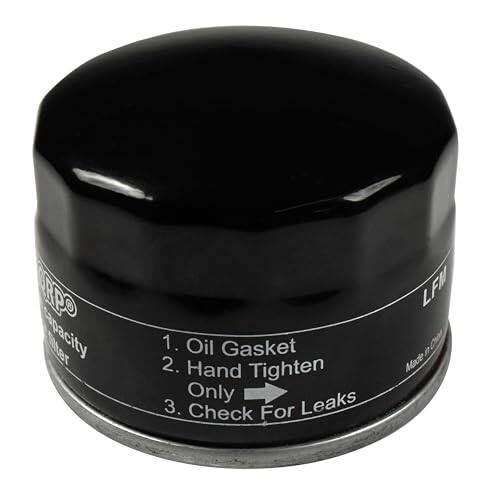 1. Oil Gasket  
2. Hand Tighten Only  
3. Check For Leaks  

Capacity: 1 liter  

LFM