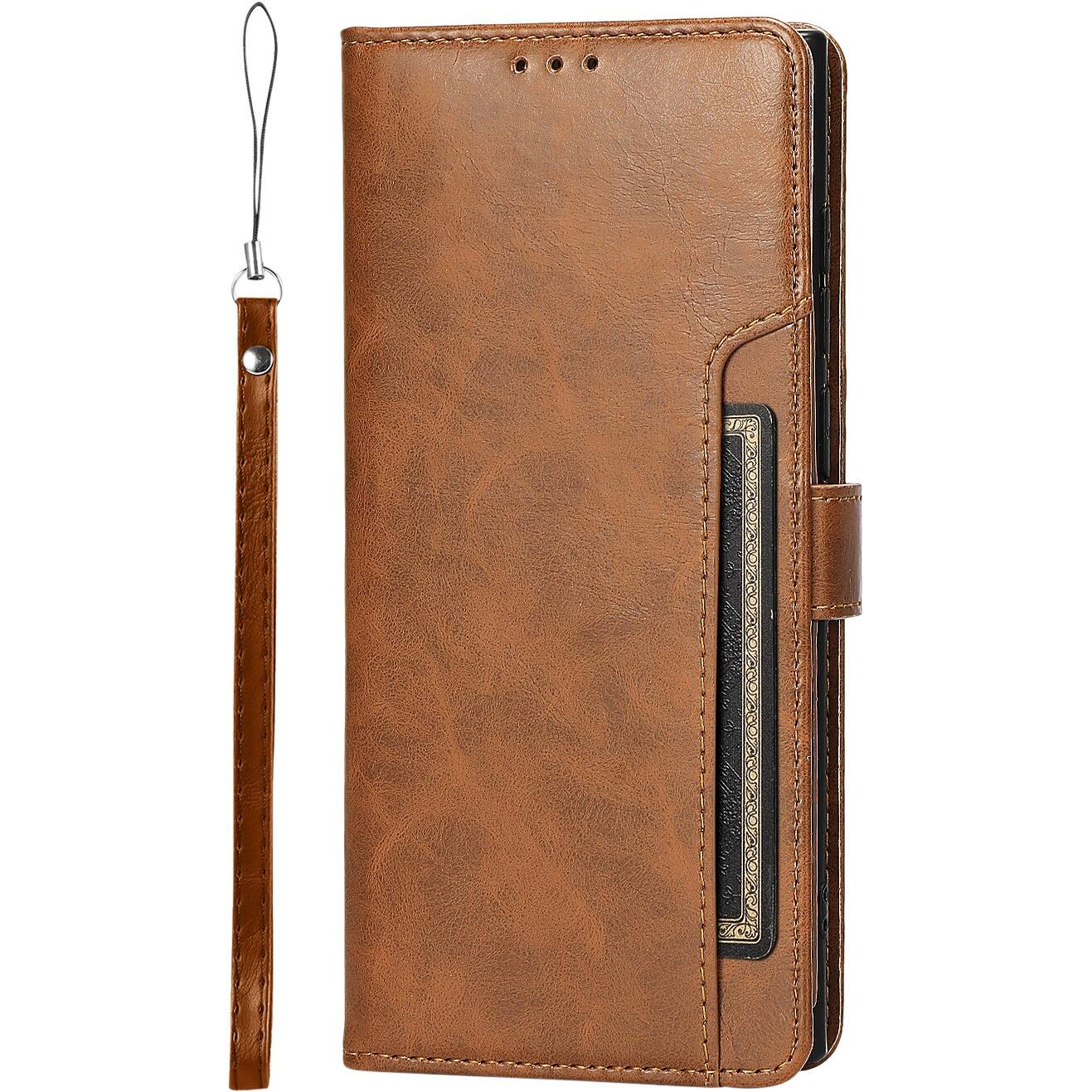 Alt View 11. SaharaCase - Folio Wallet Case for Samsung Galaxy S23+ - Brown.