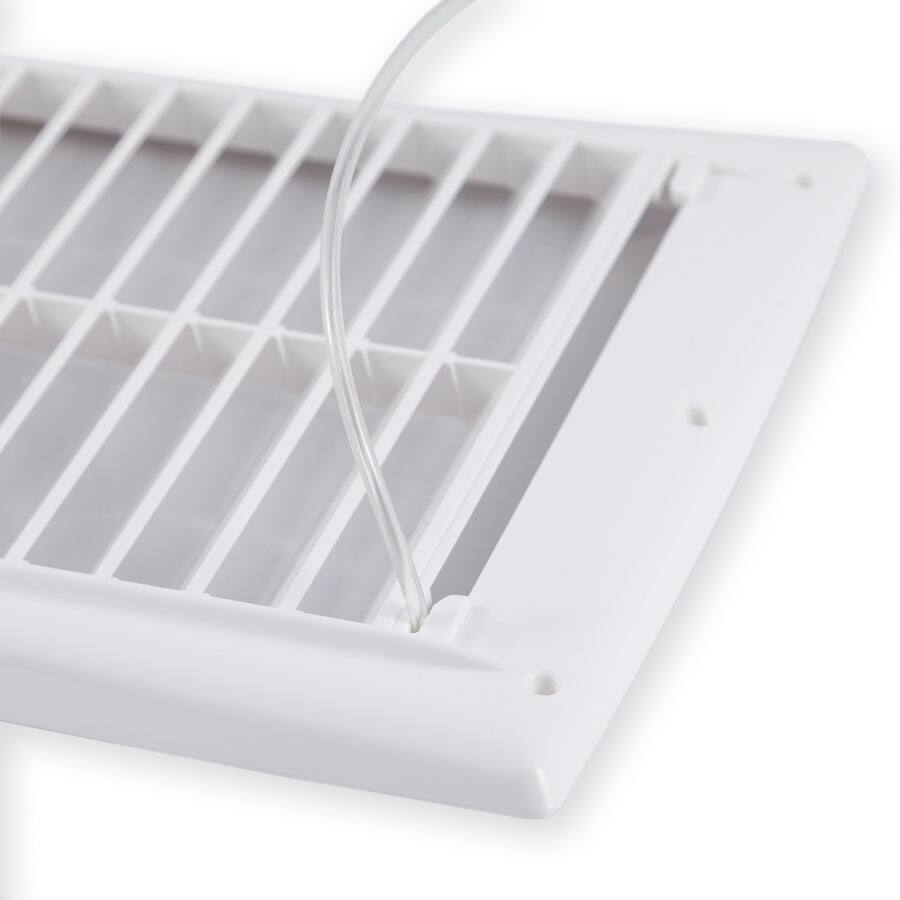 Alt View 6. Zadro - Rechargeable Wall Mounted Fogless LED Lighted Shower Mirror - White.