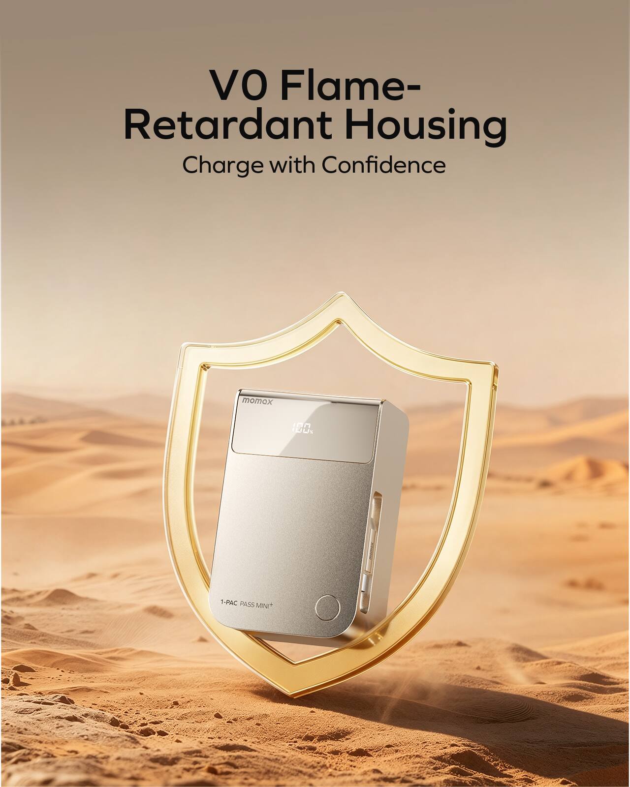 VO Flame-Retardant Housing  
Charge with Confidence  
momox  
1-PAC PASS MINI