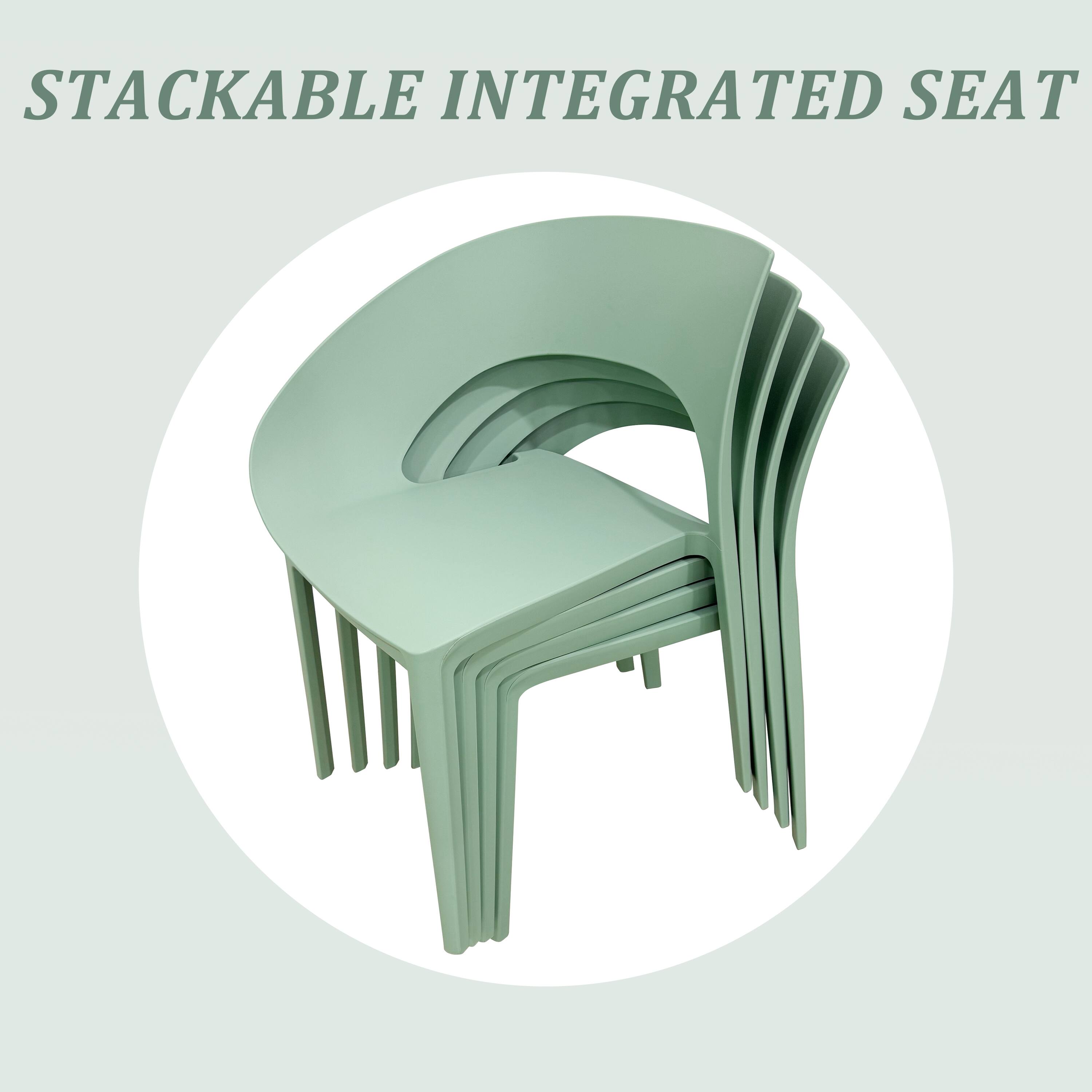 STACKABLE INTEGRATED SEAT