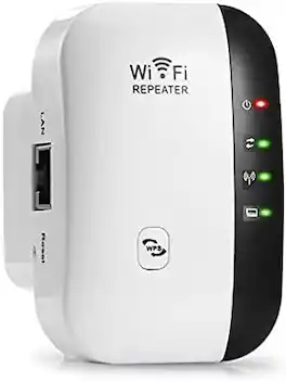 Core Tech - WiFi Extender 300Mbps 2.4GHz Signal Booster with Ethernet Port – Wireless Range Extender for Home, Easy Setup, Supports