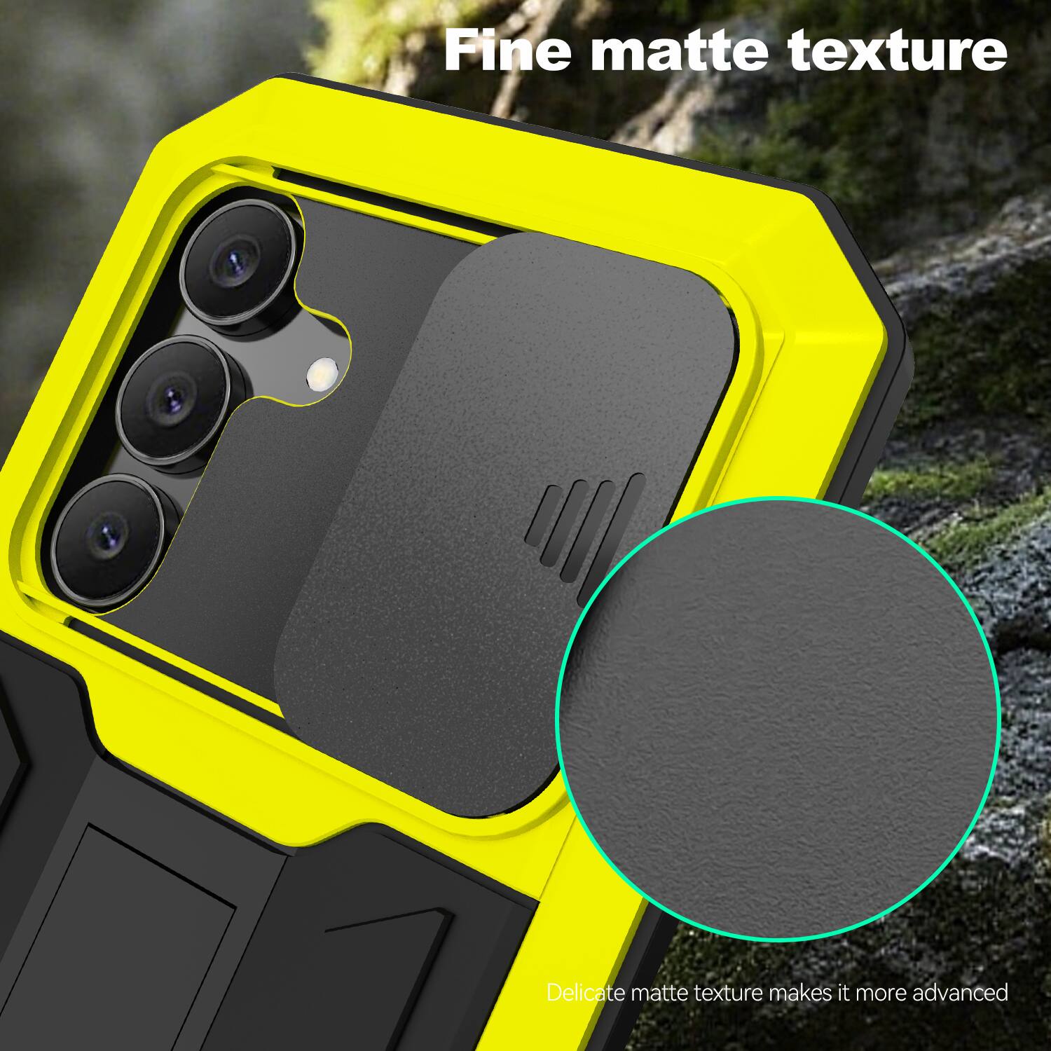 Fine matte texture  
Delicate matte texture makes it more advanced