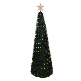 Celebrations - LED RGB Pop-Up Tree 5 ft. Christmas Tree - Multicolored