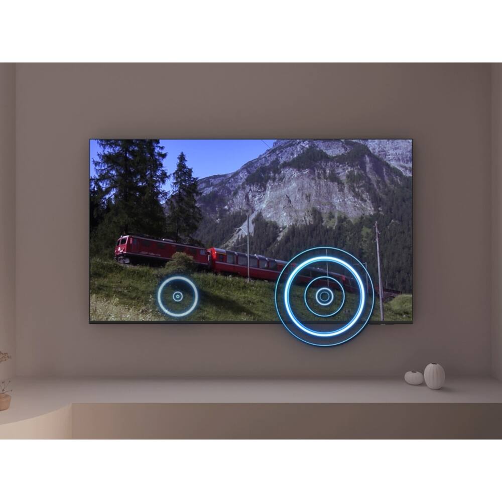 Alt View 1. Samsung - 55" Q8F Class QLED 4K Vision AI Smart TV (2025) Bundle w/ Wall Mount Kit w/ HDMI Cable + 6-Outlet Surge Adapter.