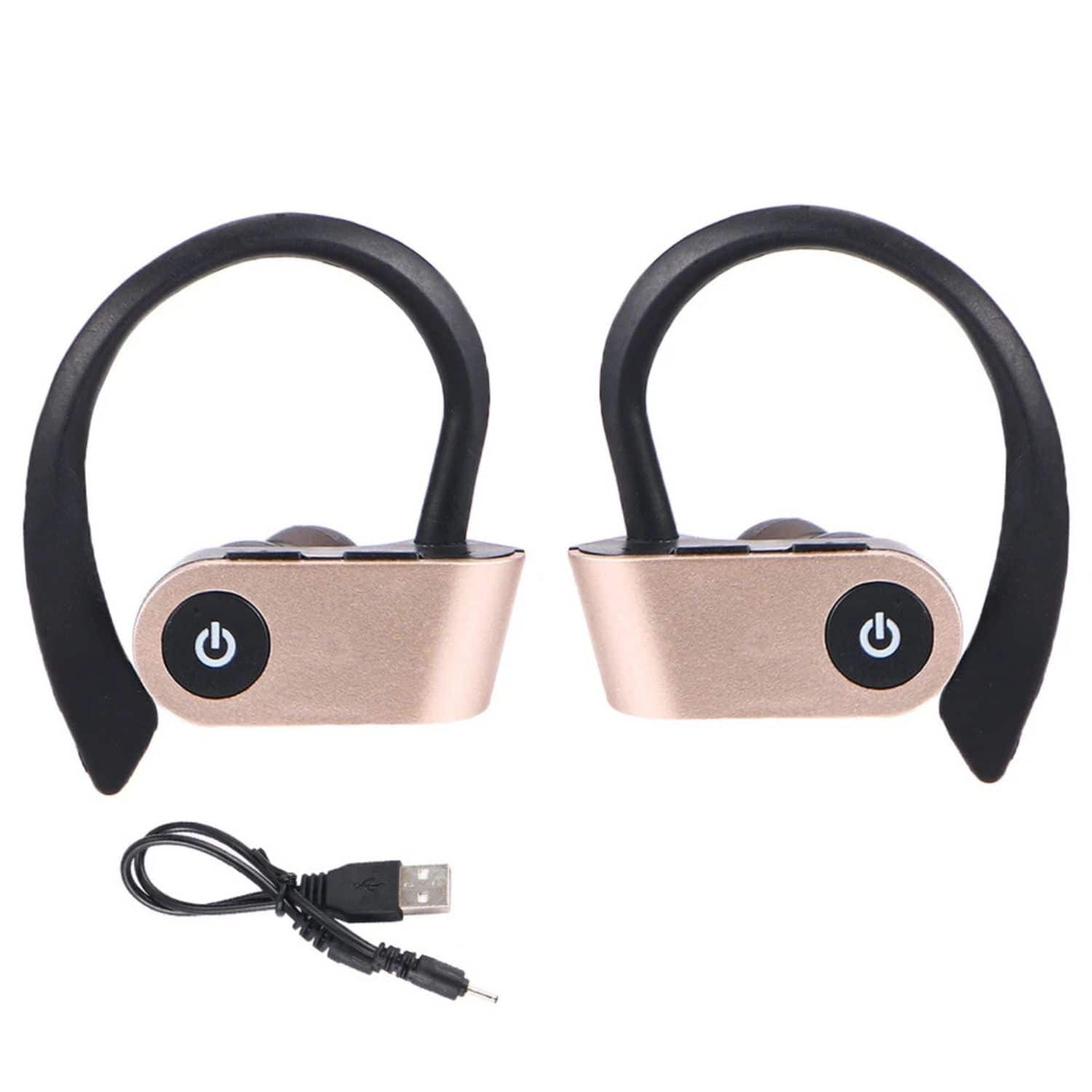 Front. Stock Preferred - Bluetooth 5.0 True Wireless Earbuds w/ Mic (IPX4, Noise Reduction).