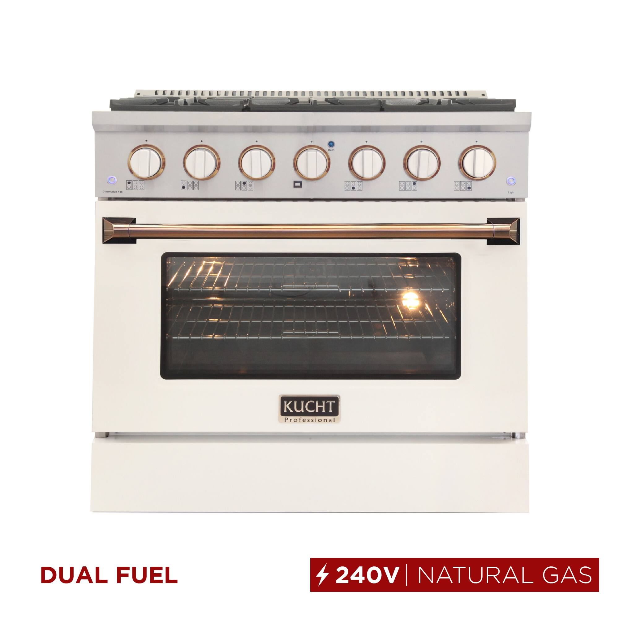 KUCHT Professional
DUAL FUEL
240V | NATURAL GAS