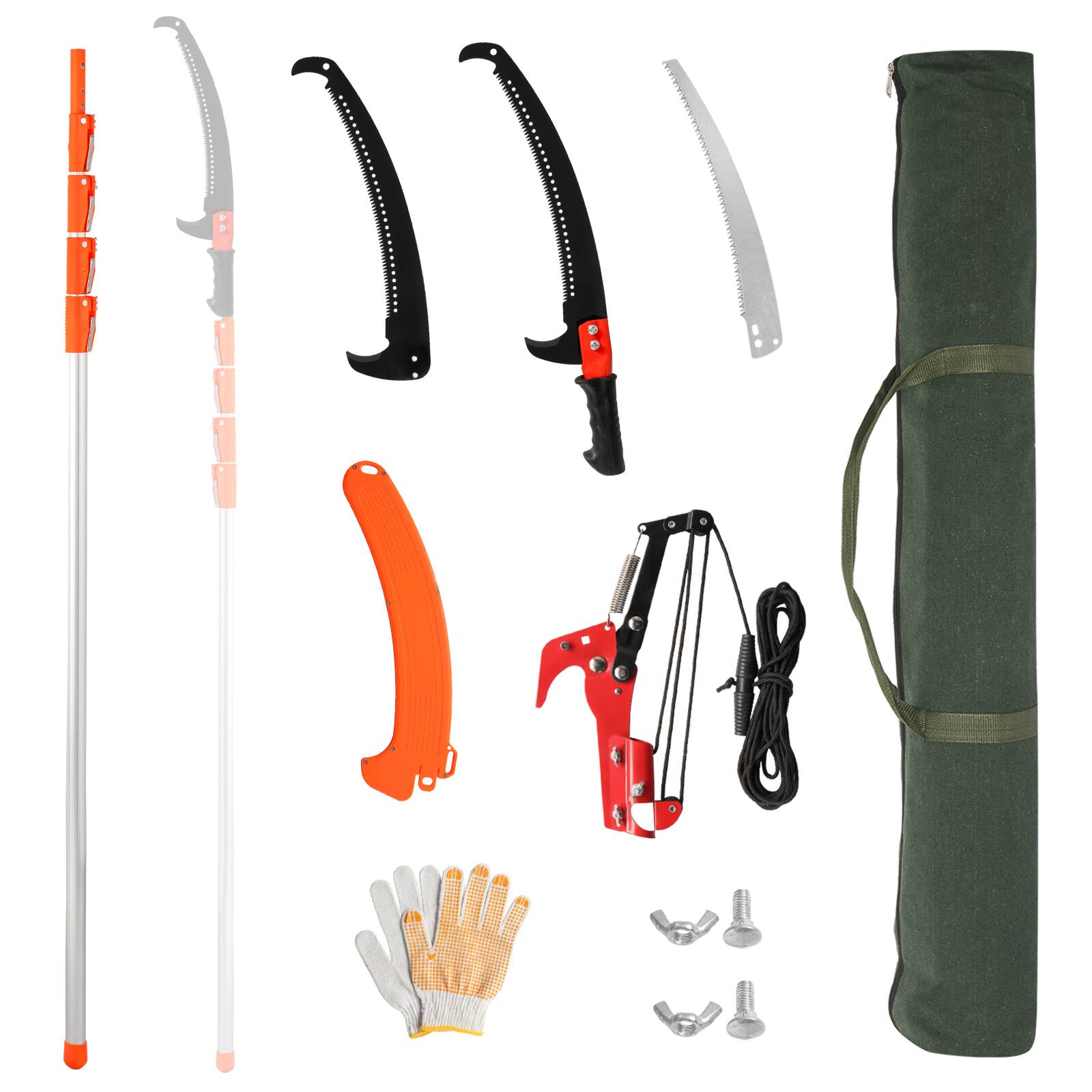 Winado - 24FT Pole Saws for Tree Trimming, Lightweight & Sturdy Tree Pruner with Thickene - Thumbnail 4