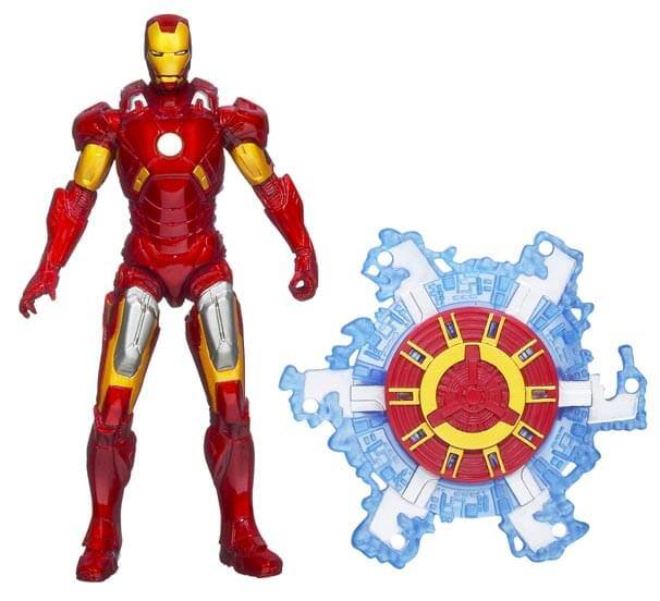 Alt View 1. Marvel - Marvel Avengers Earth Mightiest Heroes 4" Figure Iron Man Fusion Armor - Red.