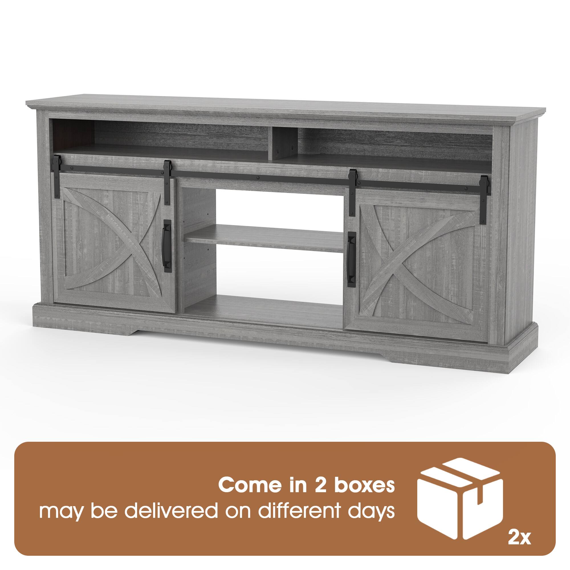 Come in 2 boxes  
may be delivered on different days