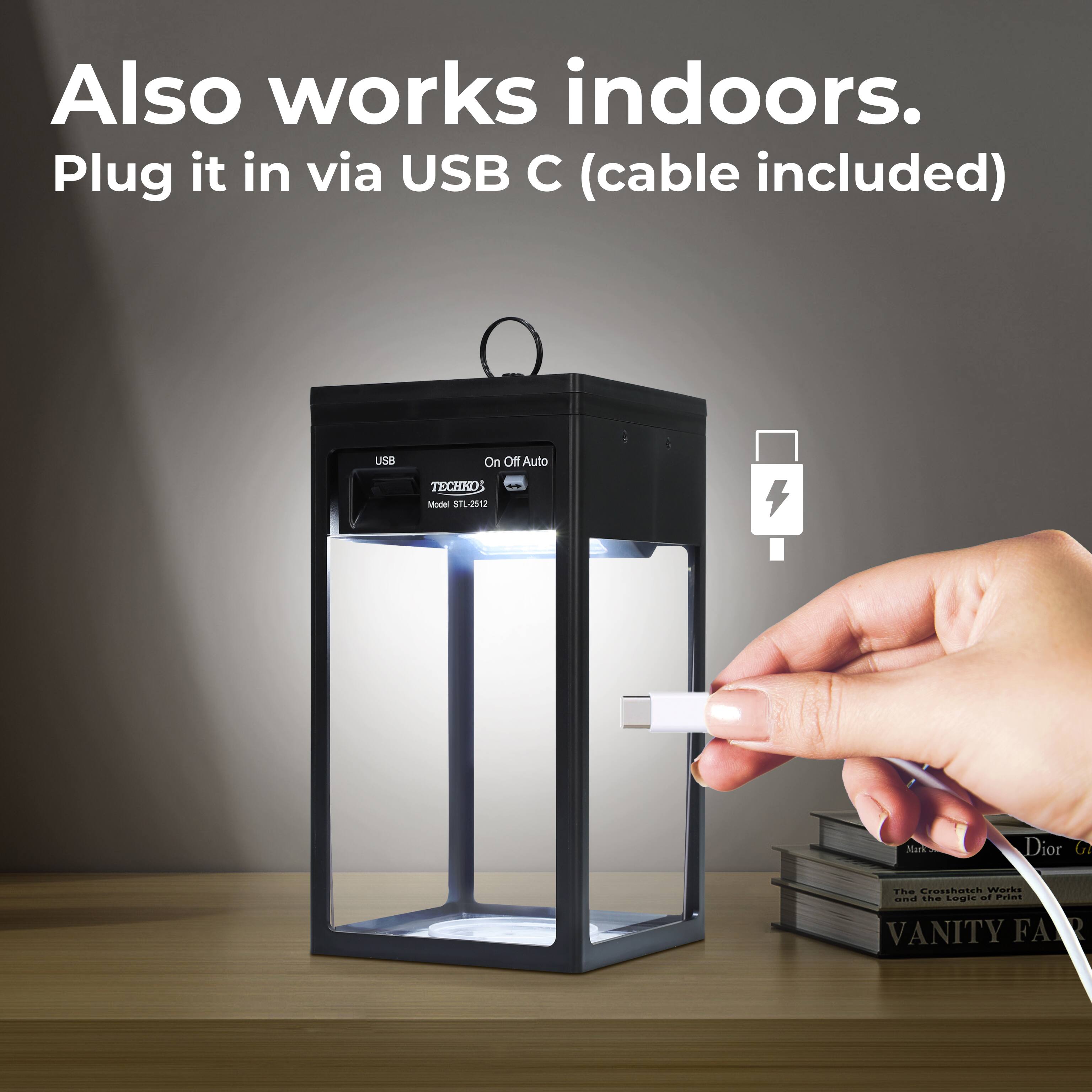 Also works indoors. Plug it in via USB C (cable included) TECHNOS Model STL-2012 Mark Dior The Crosshatch. Work Print. VANITY FA