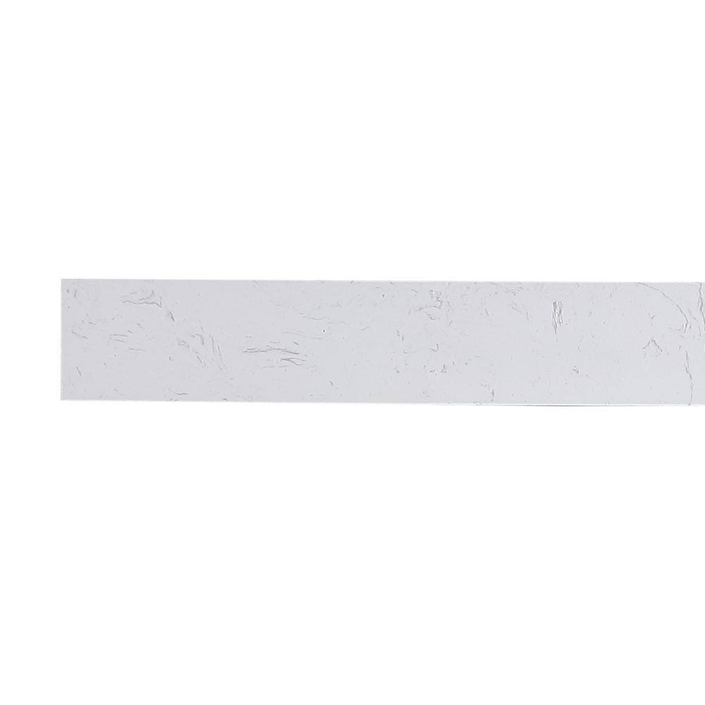 Left. Elegant Kitchen and Bath - 42 inch Backsplash in calacatta white - Calacatta White.
