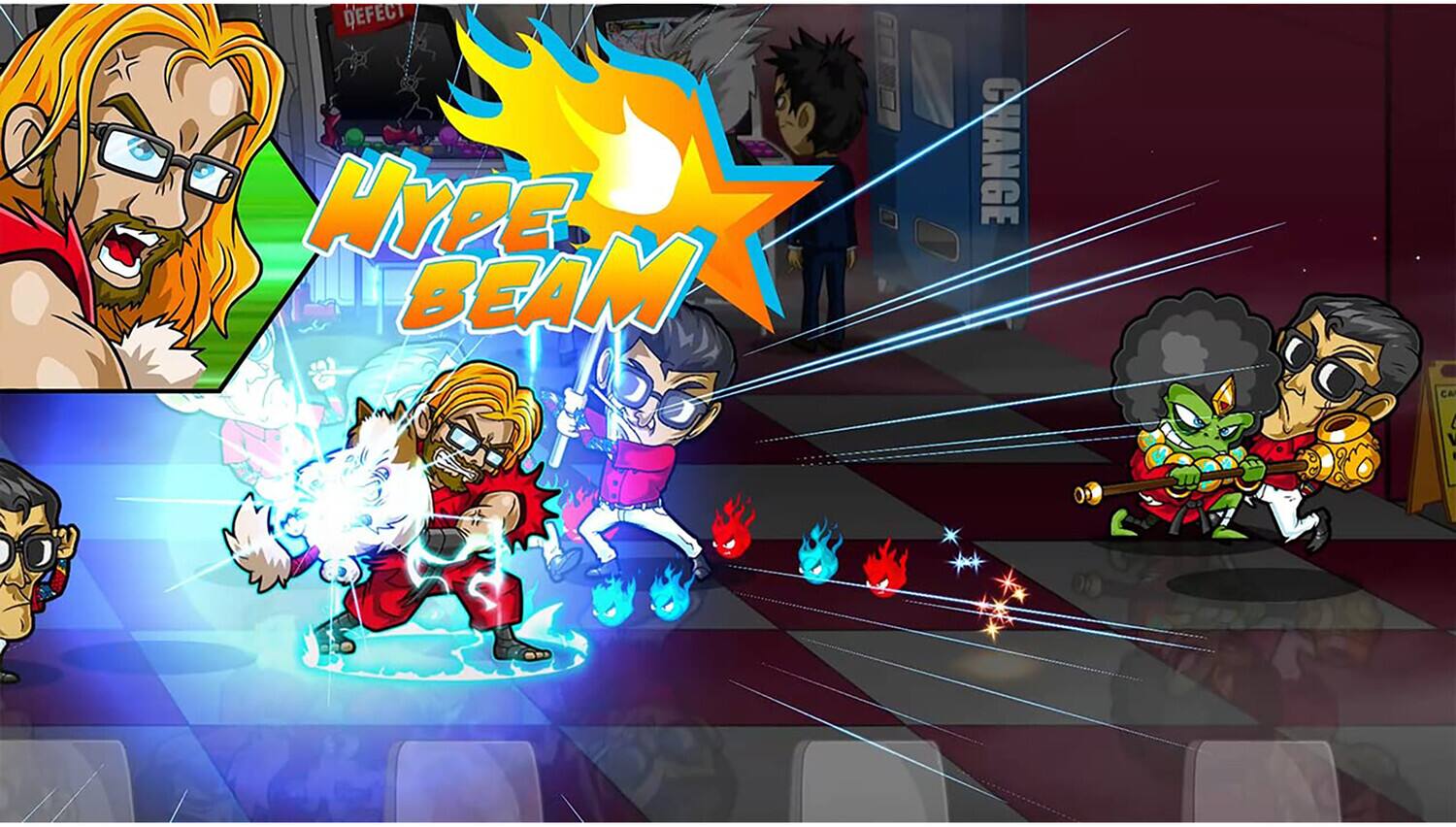 DEFECT, HYPE BEAM, CHANGE, CA