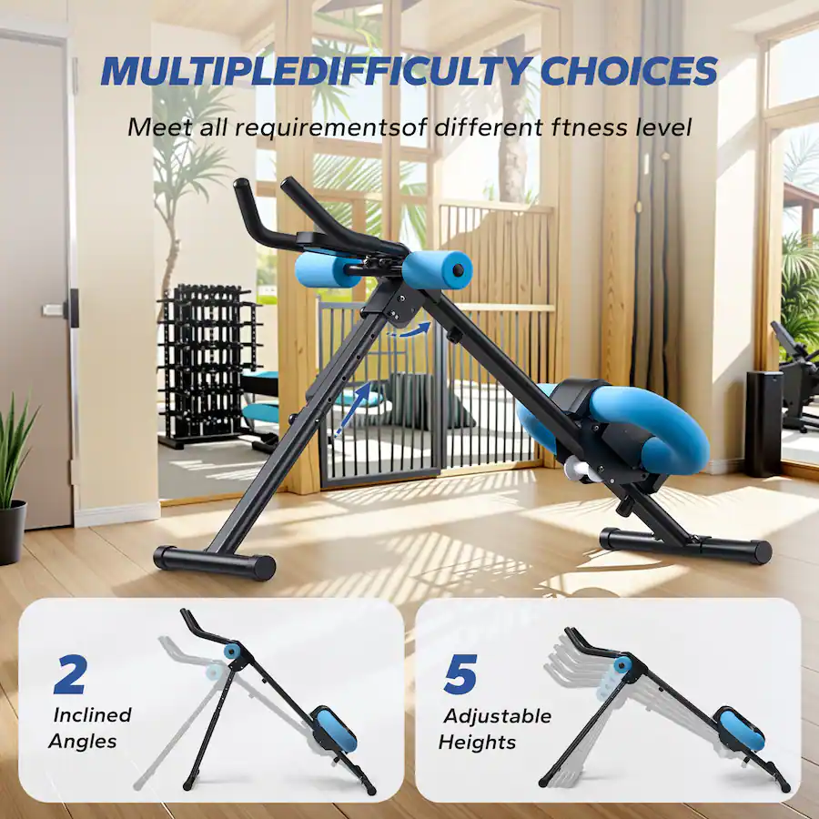 Merach Ab Machine Workout Routine MERACH New Adjustable Ab Trainer Foldable Machine for Abs Workout at ...