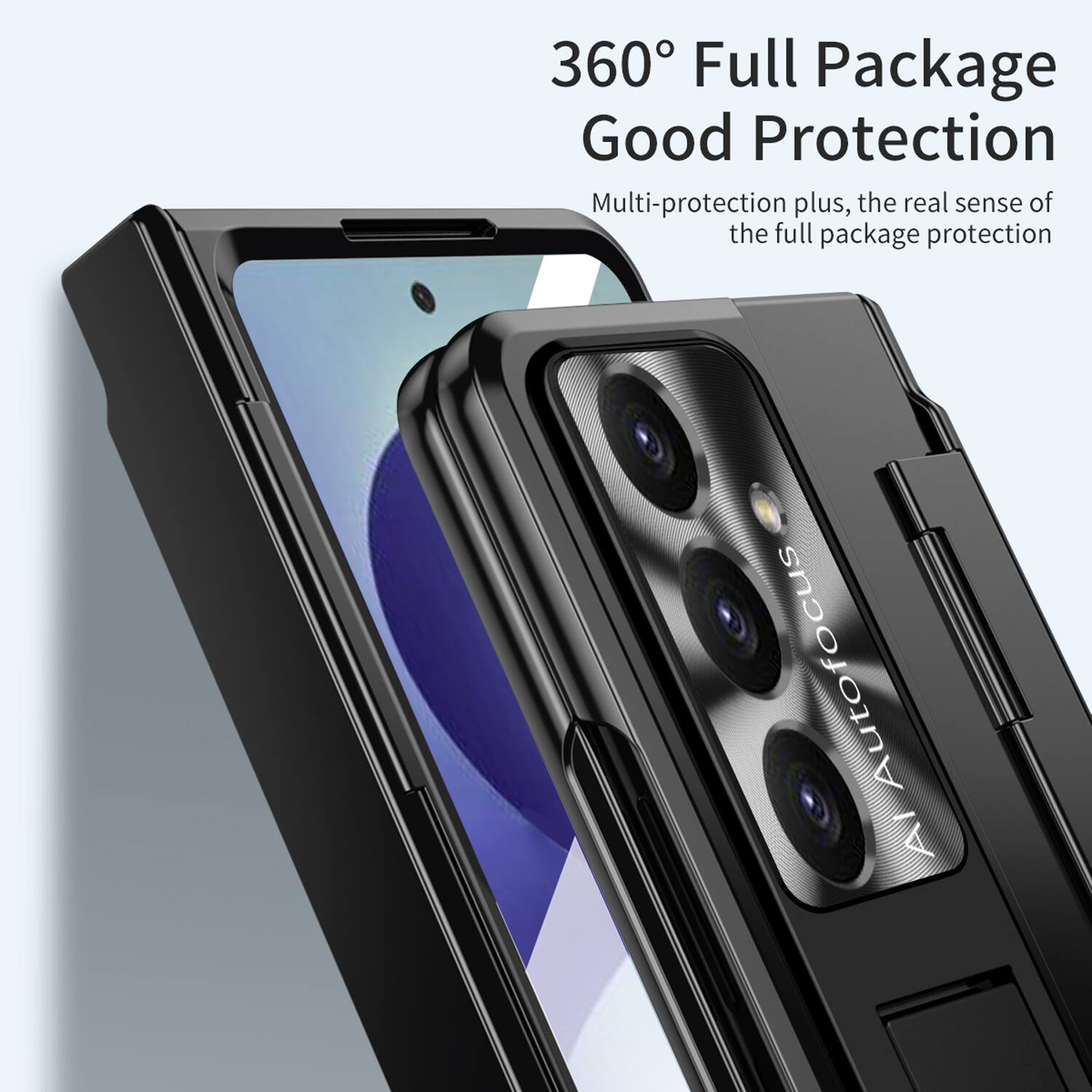 360° Full Package Good Protection  
Multi-protection plus, the real sense of the full package protection  
AI Autofocus