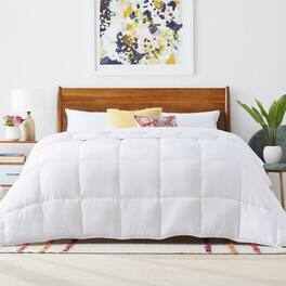 Hivvago - King Size Cozy All Seasons Polyester Down Alternative Comforter - Plush White
