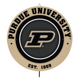 Evergreen Enterprises - Purdue Boilermakers 15" LED Round Metal Lit Wall Sign - Multicolor