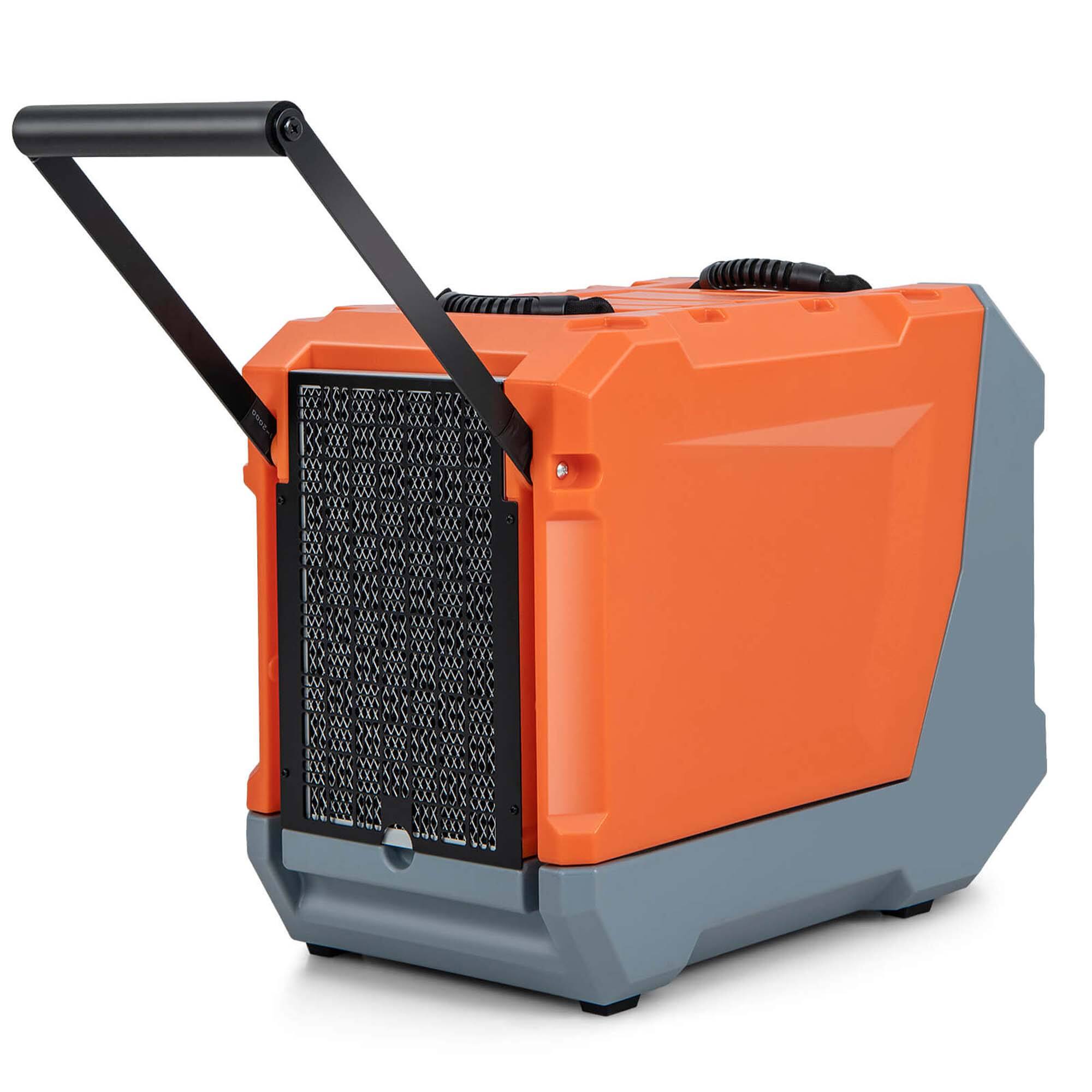 Alt View 1. Costway - Costway 180-Pint Dehumidifier with Energy Efficient Automatic Defrost Control 5,000 Sq. ft Coverage Area - Orange + Grey.