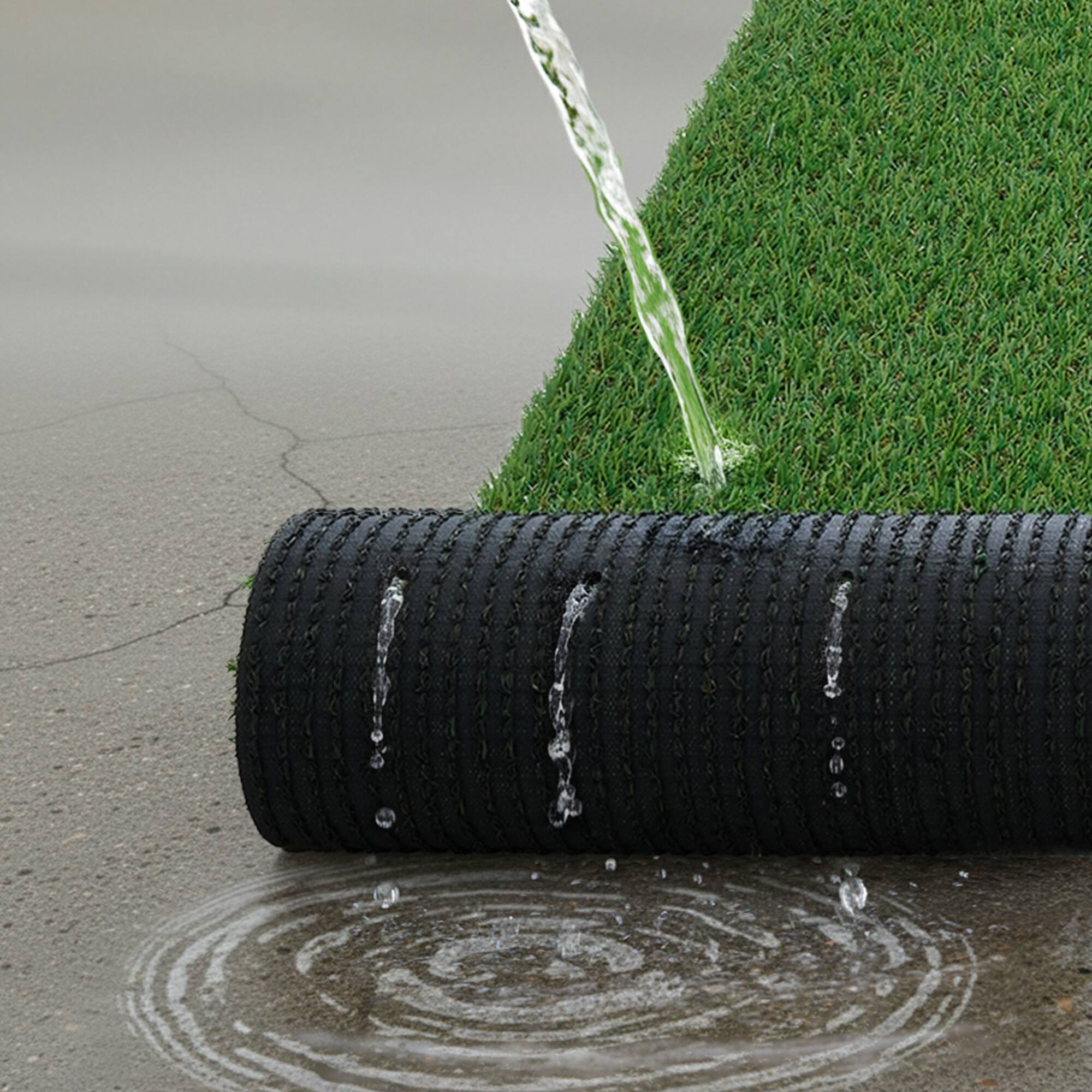 Alt View 7. Bliss Outdoors - Bliss Artificial Grass Runner Rug, Indoor/Outdoor Easy Clean Turf Mat - 3' x 10' - green.