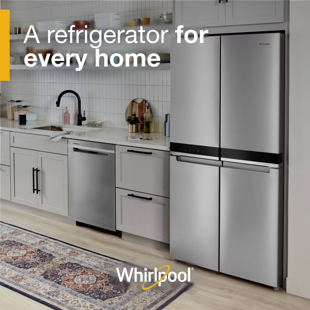 A refrigerator for every home  
Whirlpool
