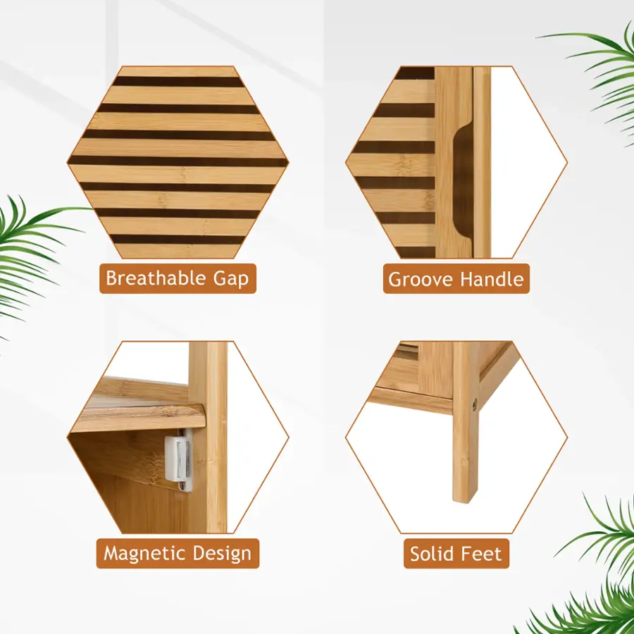 Breathable Gap Groove Handle Magnetic Design Solid Feet