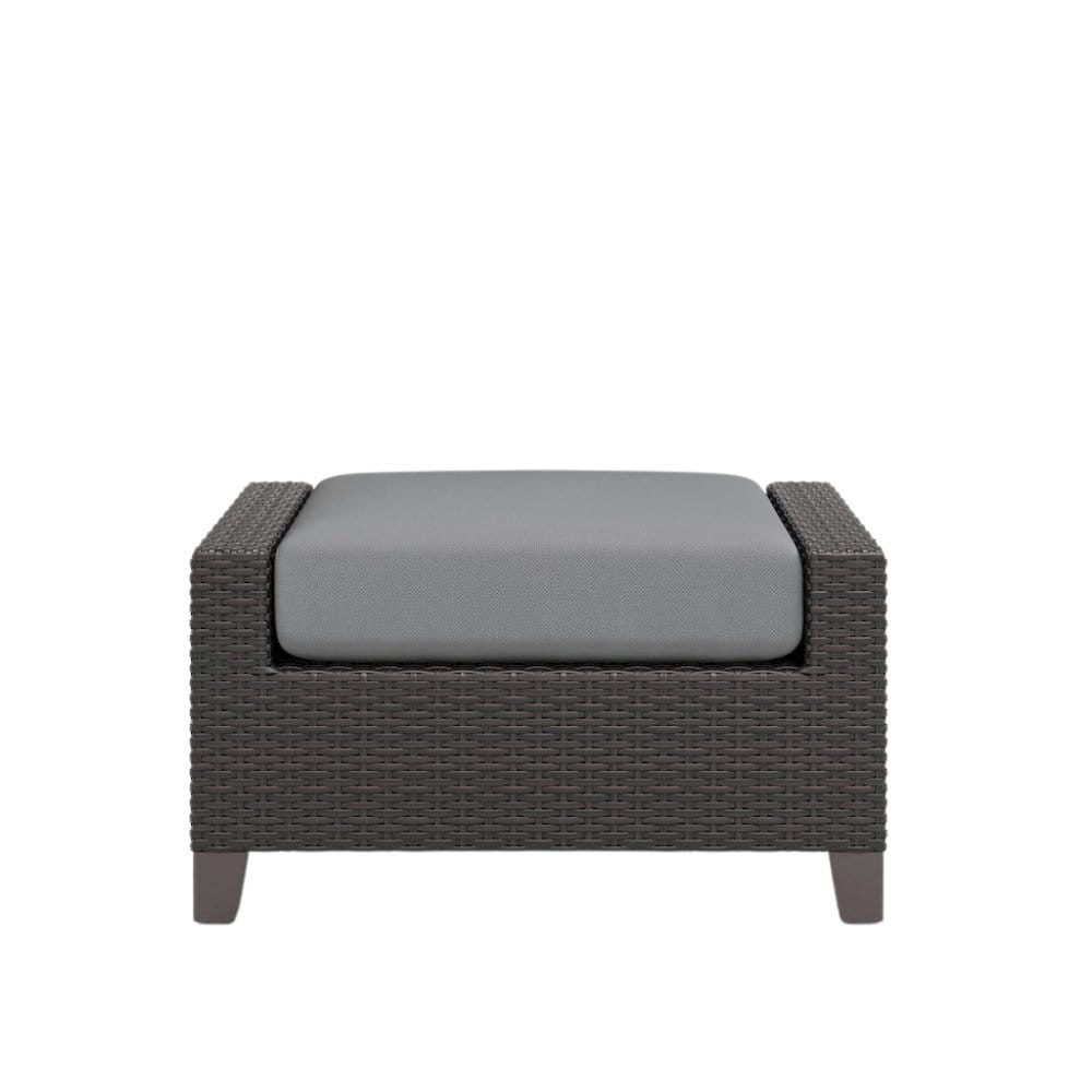 Outdoor Escape - Outdoor Ottomans for Patio - Brown