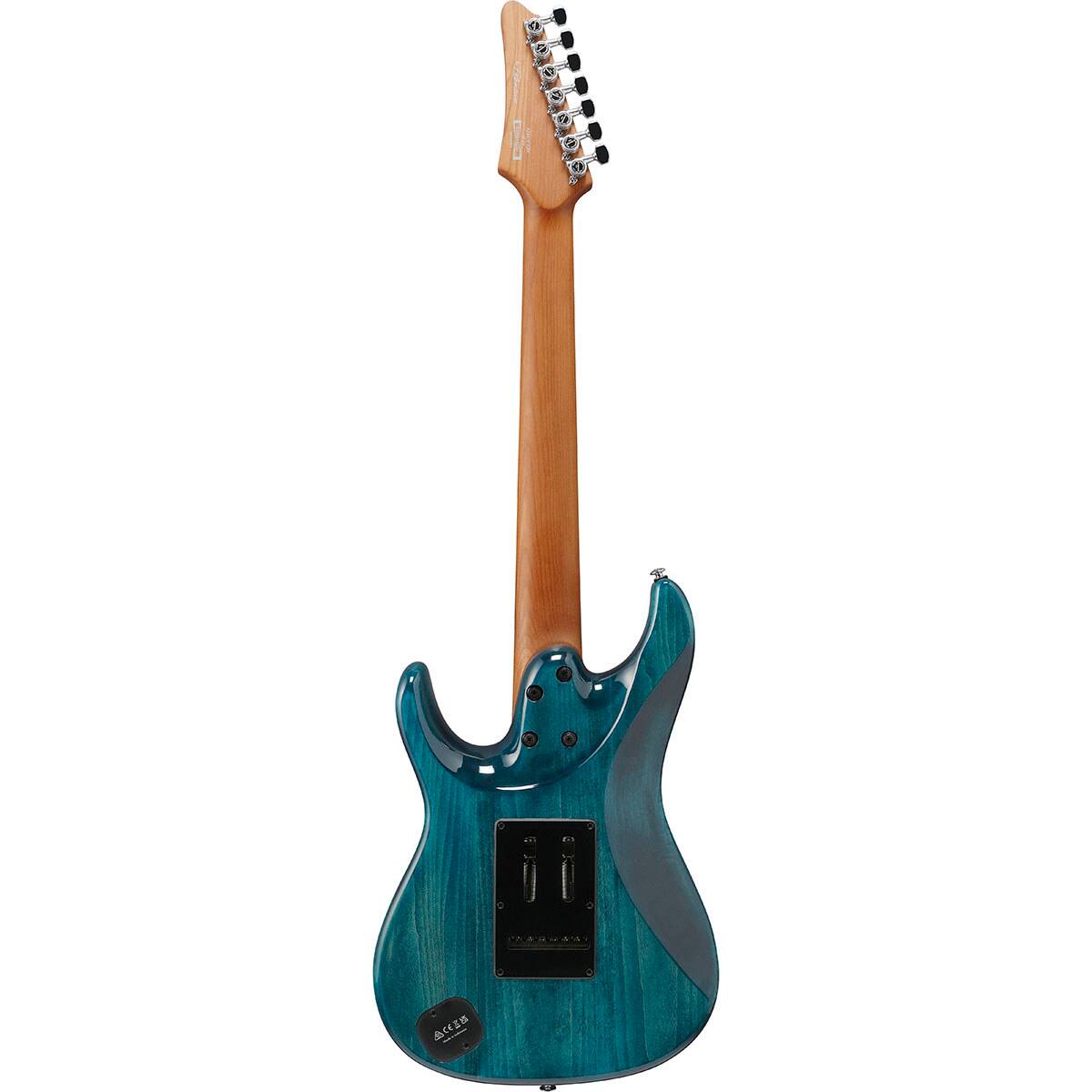 Alt View 1. Ibanez - Ibanez AZ Premium Series AZ447P1QM 7-String Electric Guitar, Cosmic Blue.