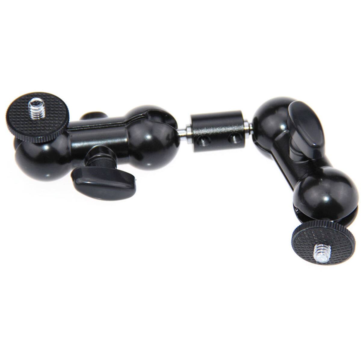 Alt View 3. CAMVATE - CAMVATE 7.5" 360 Degree Extension Arm with Ball Head Mounts, Black Knobs.