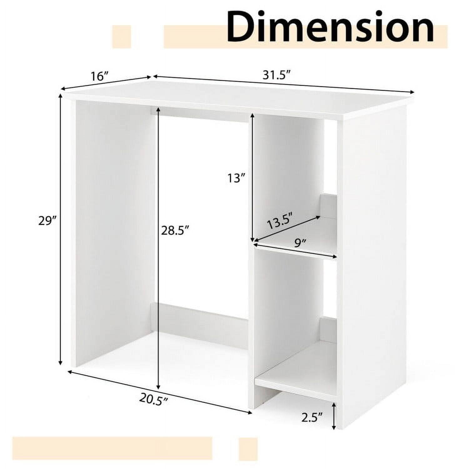 Dimension: 16" x 31.5" x 29" x 20.5" x 13" x 13.5" x 9" x 2.5"