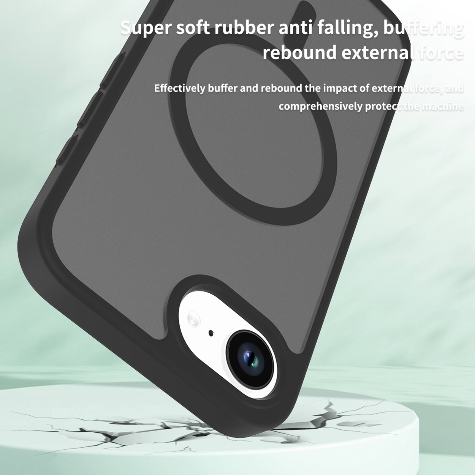 Super soft rubber anti falling, buffering rebound external force  
Effectively buffer and rebound the impact of external force, and comprehensively protect the machine