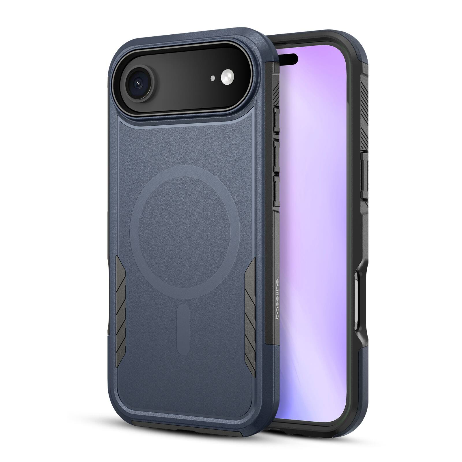 Front. baseline - baseline Fortress Series MagSafe Case forApple iPhone Air 6.5'' - Reflex Blue - Blue.