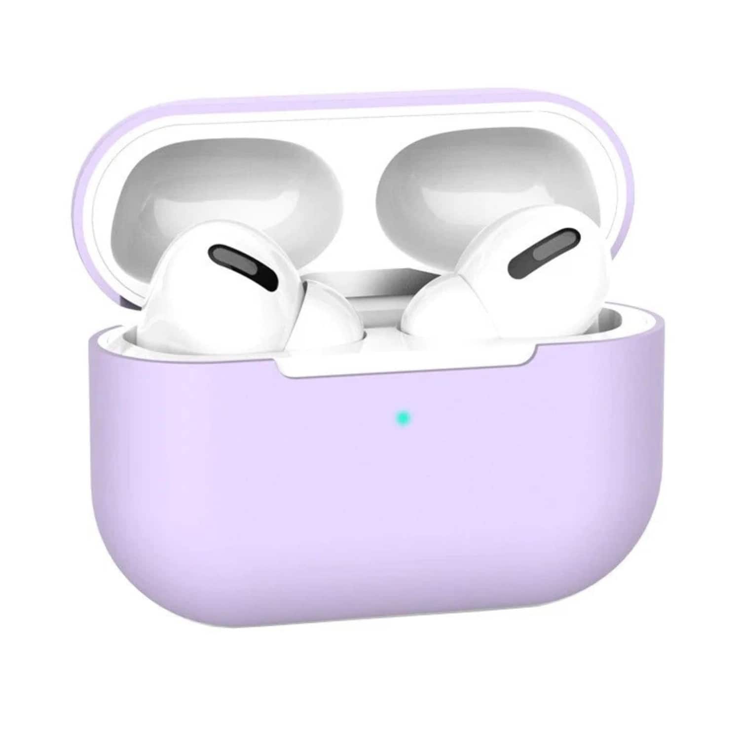 Home Collection - Premium Silicone Case Cover for Apple AirPods Pro - Light Purple