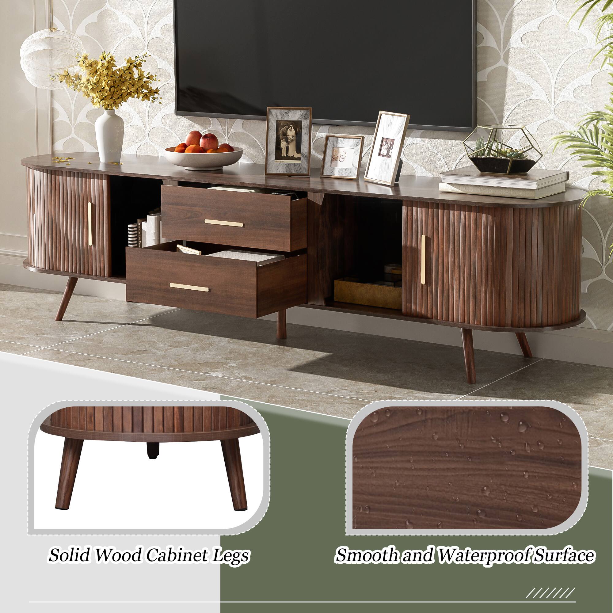 Solid Wood Cabinet Legs  
Smooth and Waterproof Surface