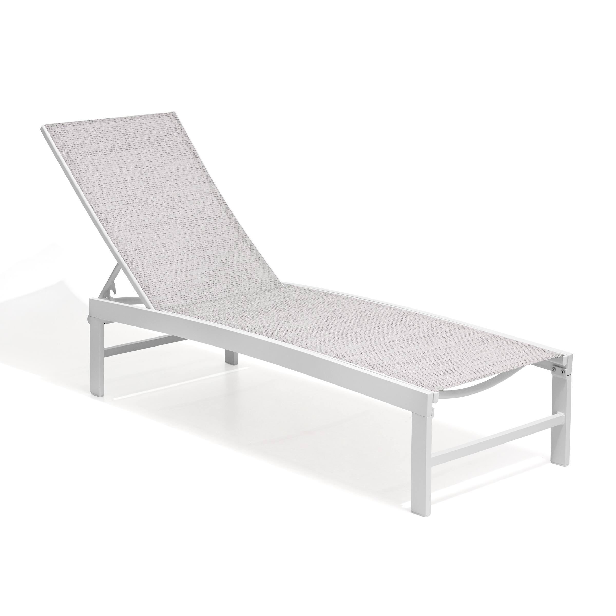 Angle. Crestlive Products - Crestlive Products Outdoor Adjustable Aluminum Chaise Lounge Chair for Patio Pool Terrace - Multi-color.