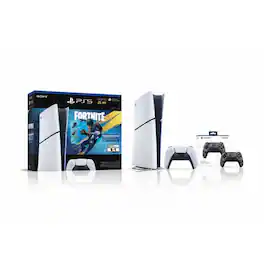 PlayStation 5 Digital Edition 825GB Console Fortnite Flowering Chaos Bundle + PlayStation 5 DualSense Wireless - PlayStation 5