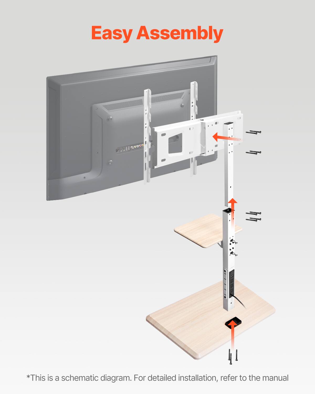 Easy Assembly SPDPT 20011 *This is a schematic diagram. For detailed installation, refer to the manual